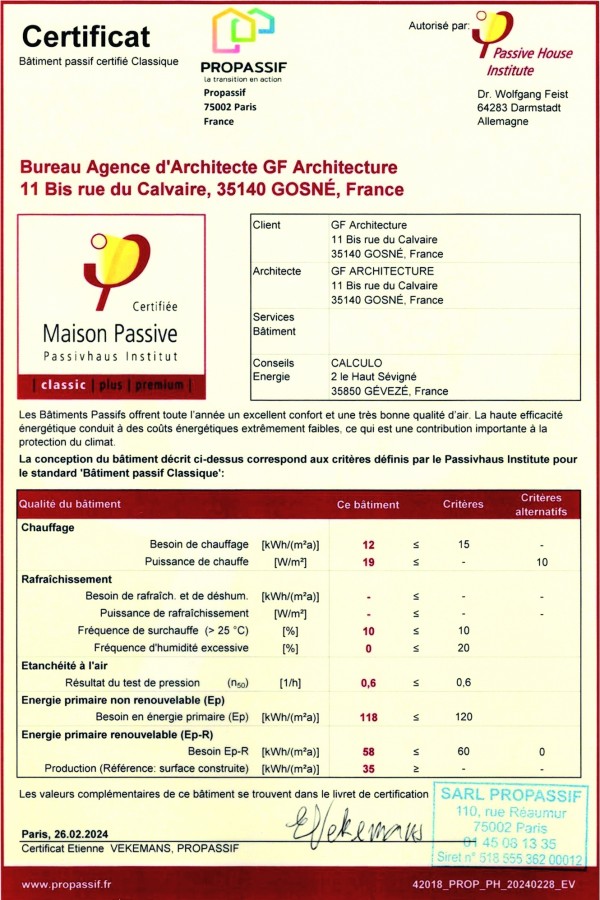 AGENCE GF ARCHITECTURE