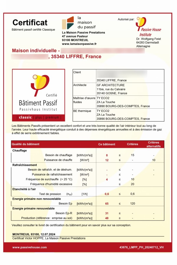 MAISON PASSIVE L.+M.